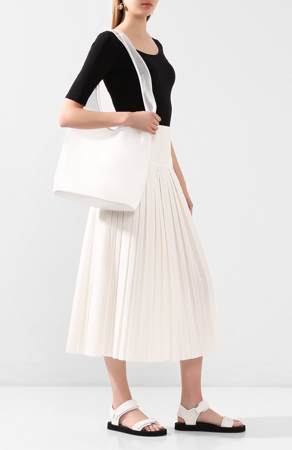 Кожаные сандалии hook THE ROW, арт. F1160-N60, фото 2