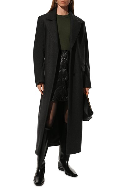 Юбка из экокожи MSGM черного цвета по цене 31750 руб., арт. 3341MDD18 227615, фото 2 Юбка из экокожи MSGM, арт. 3341MDD18 227615, фото 2