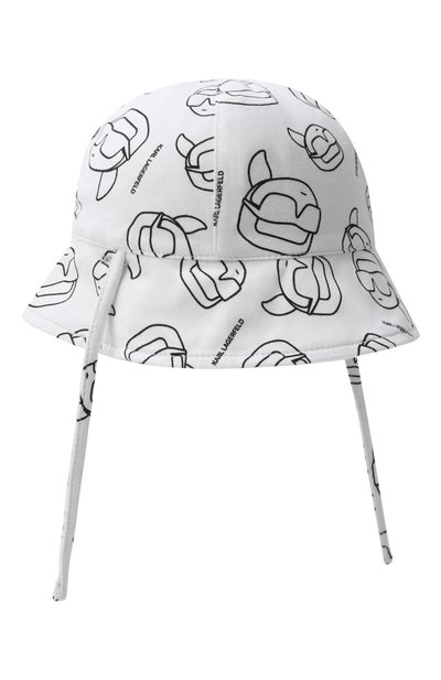 Двусторонняя панама KARL LAGERFELD KIDS белого цвета по цене 5980 руб., арт. Z31188, фото 3 Двусторонняя панама KARL LAGERFELD KIDS, арт. Z31188, фото 3