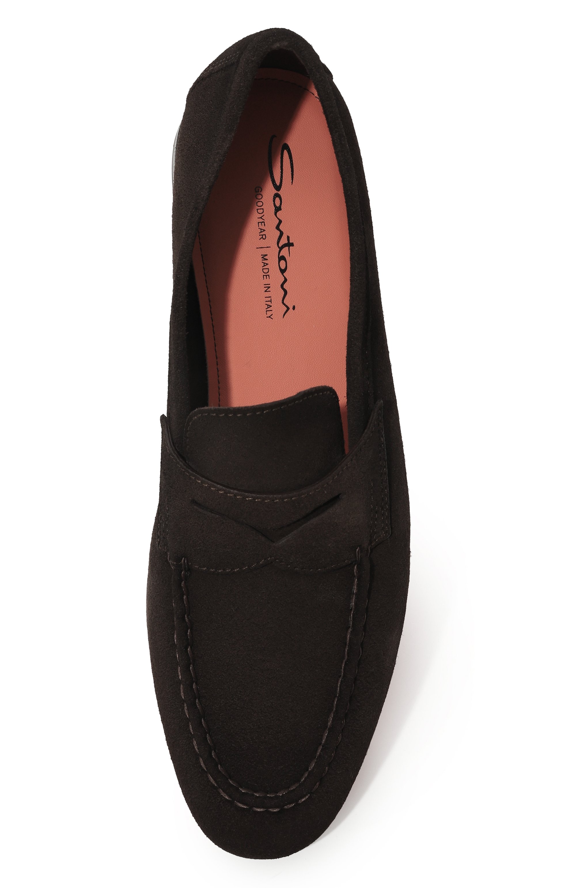 Замшевые пенни-лоферы carlos SANTONI, арт. MCNG18007SA4SSG5, фото 6