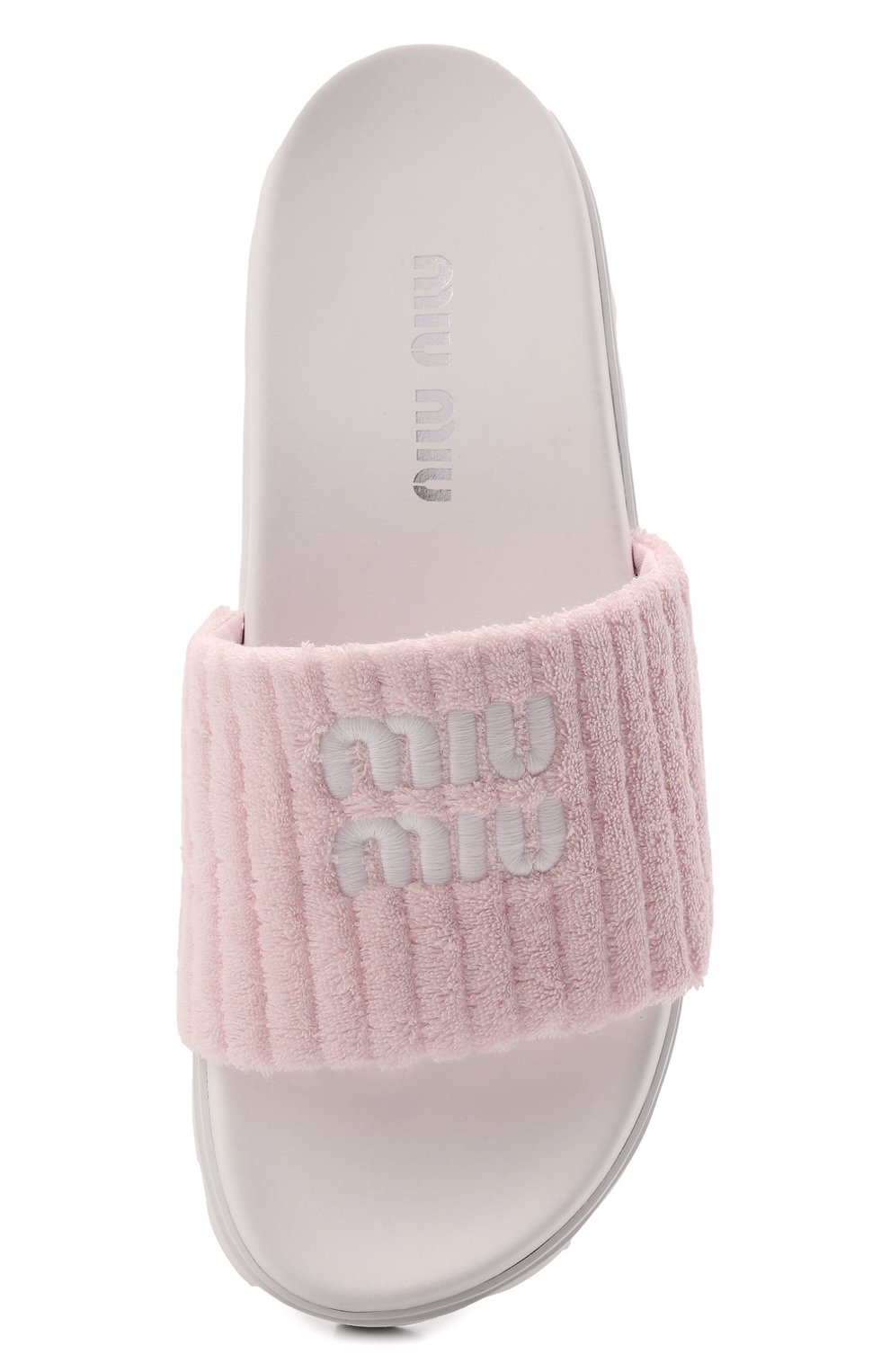 Текстильные шлепанцы MIU MIU, арт. 5XX542/2LH, фото 6