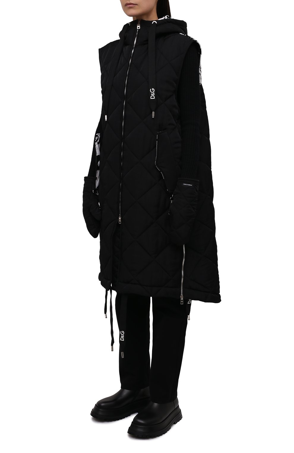 Утепленный жилет с варежками DOLCE & GABBANA, арт. F9J50T/FUMJP, фото 3