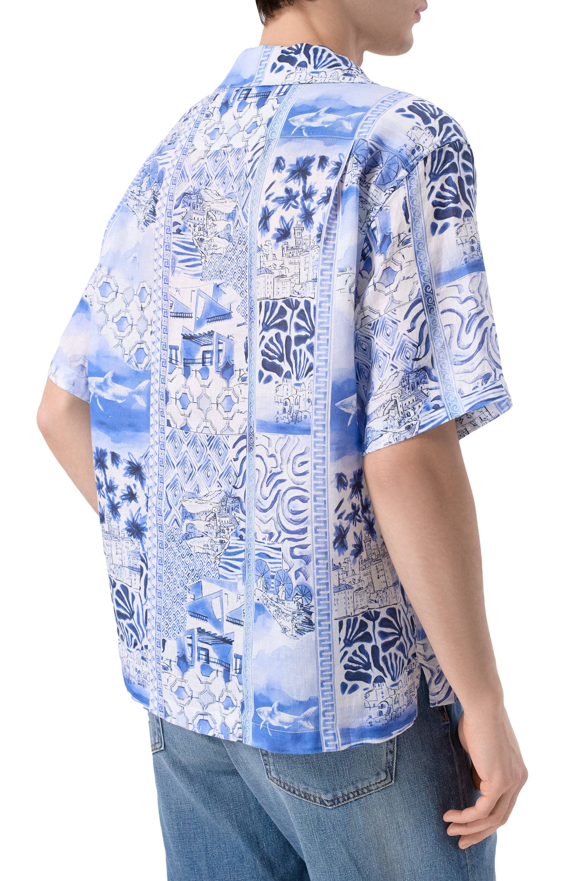 Льняная рубашка PAUL&SHARK, арт. 26413189, фото 4