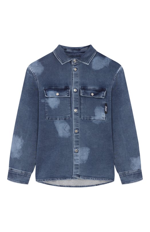 

Джинсовая рубашка MSGM kids, Синий