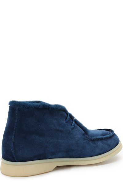 Замшевые ботинки с внутренней меховой отделкой LORO PIANA, арт. FAF4333, фото 3