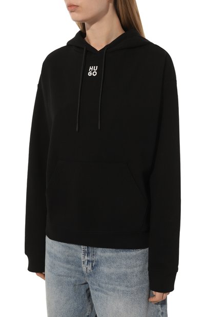 Хлопковое худи HUGO, арт. 50522423, фото 3