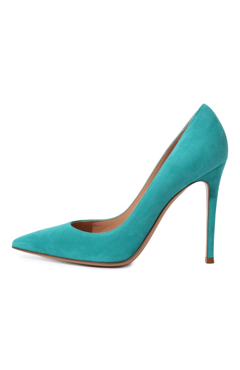 Замшевые туфли gianvito 105 GIANVITO ROSSI, арт. G28470.15RIC.CAMHYDR, фото 4