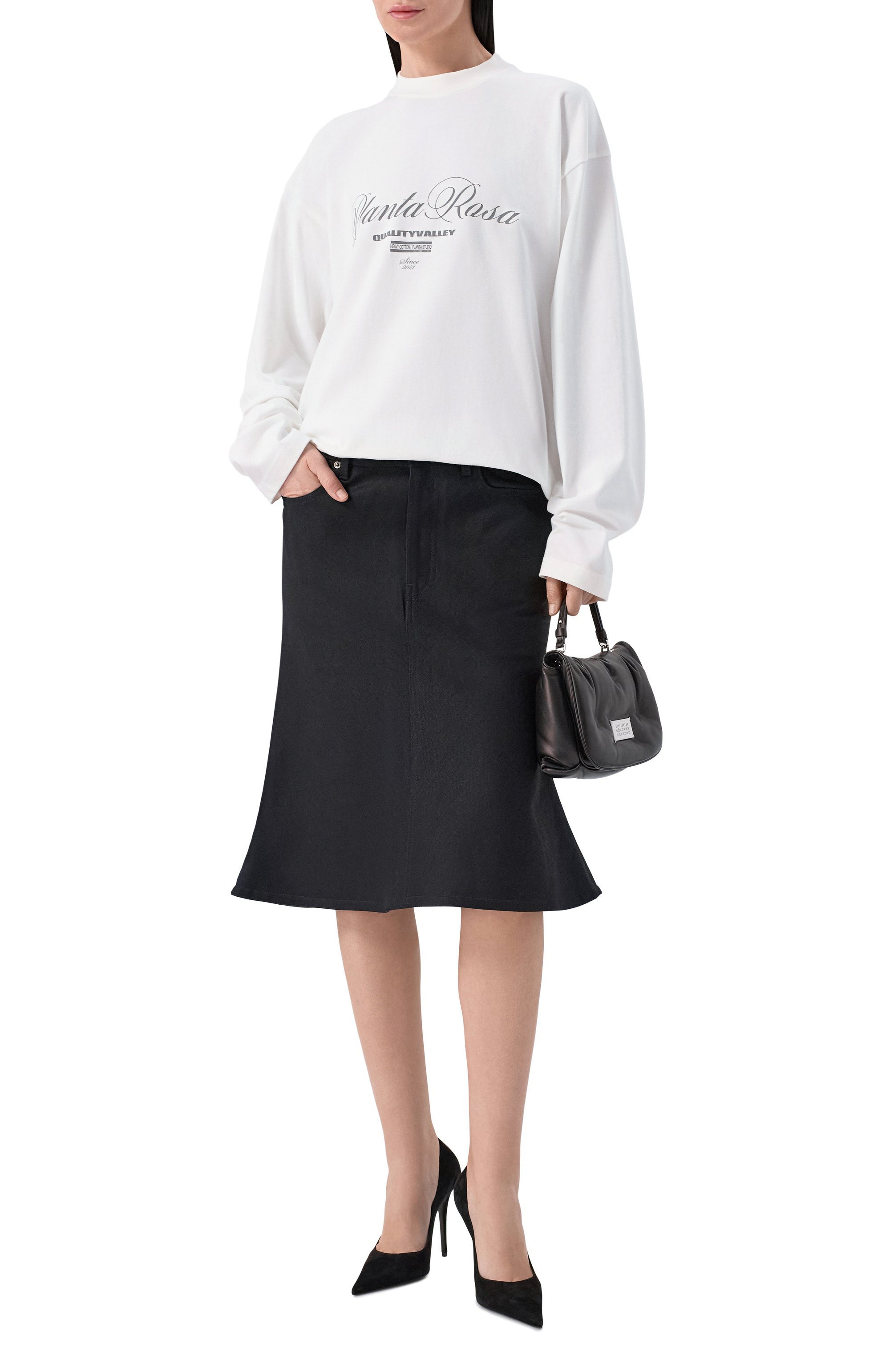 Хлопковый лонгслив PLANTA ROSA, арт. PR/L01.1/QUALITY-BOLD/220VELVET, фото 3