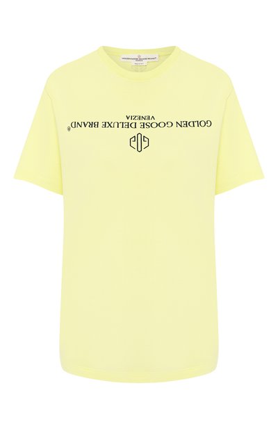 Женская хлопковая футболка GOLDEN GOOSE DELUXE BRAND, арт. G34WP024.A2