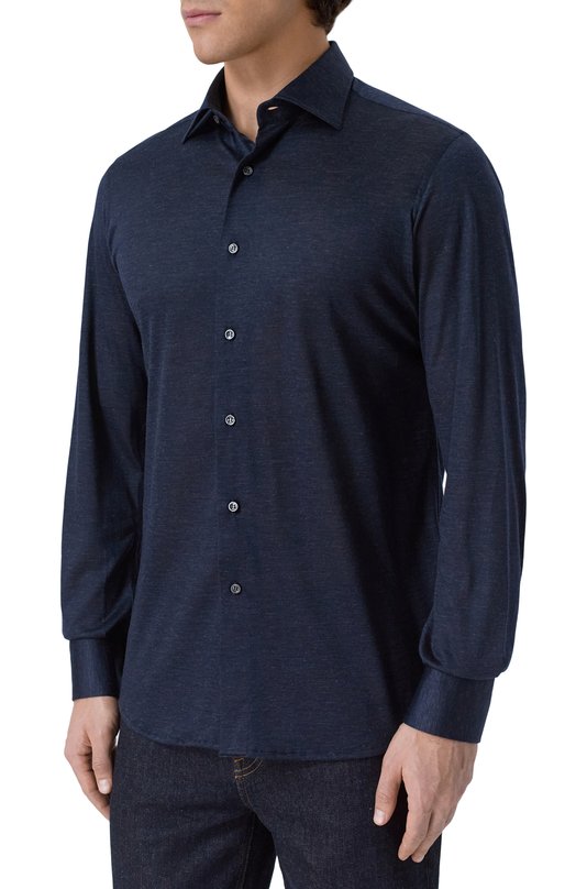 Кашемировая рубашка MVST MAN SHIRT L/S/15804 Синий  MAN SHIRT L/S/15804 Фото 3