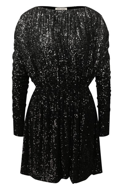 Платье с пайетками SAINT LAURENT, арт. 611963/YBSH2, фото 1