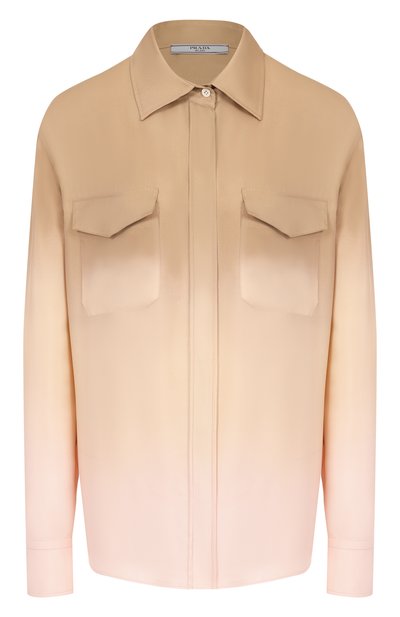 Женская шелковая рубашка PRADA, арт. P413H/14J3