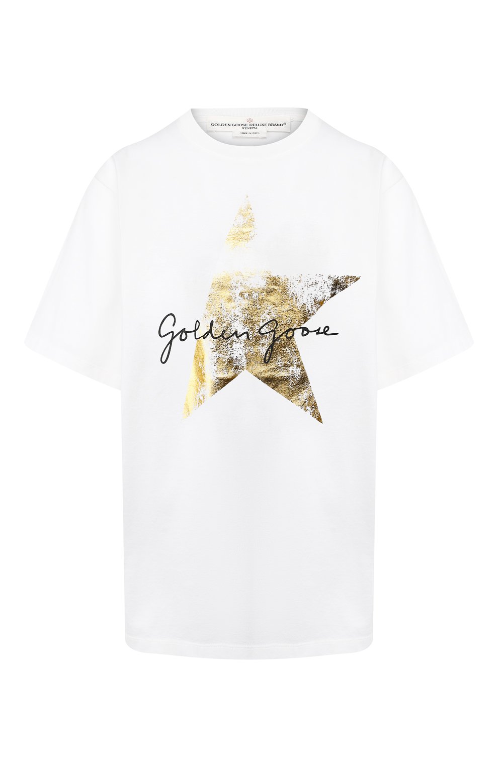 Хлопковая футболка GOLDEN GOOSE DELUXE BRAND, арт. G35WP026.L1, фото 1