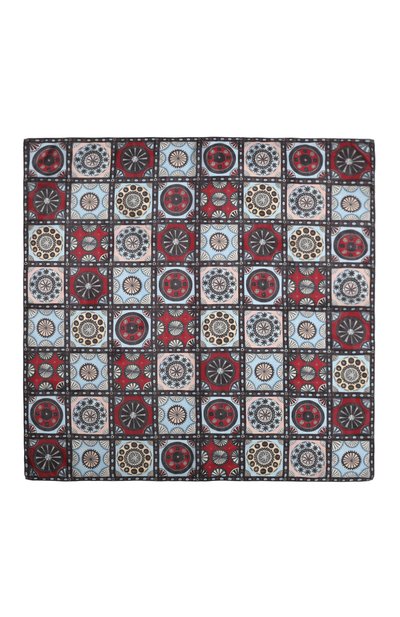 Шелковый платок византийский орнамент GOURJI, арт. T21VISRD7R/1, фото 5