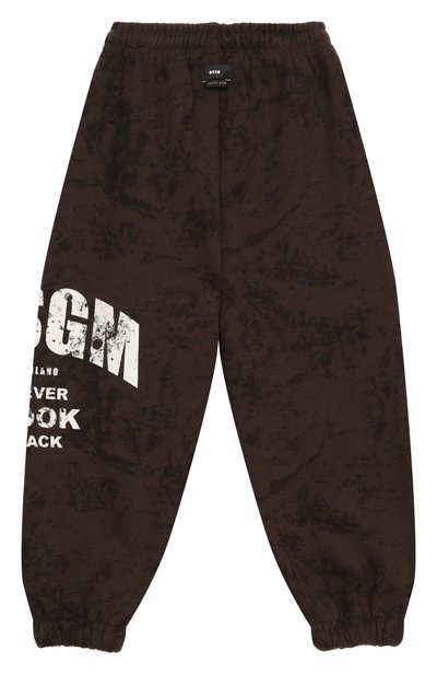 Хлопковые джоггеры MSGM KIDS, арт. F6MSJBFP322, фото 2