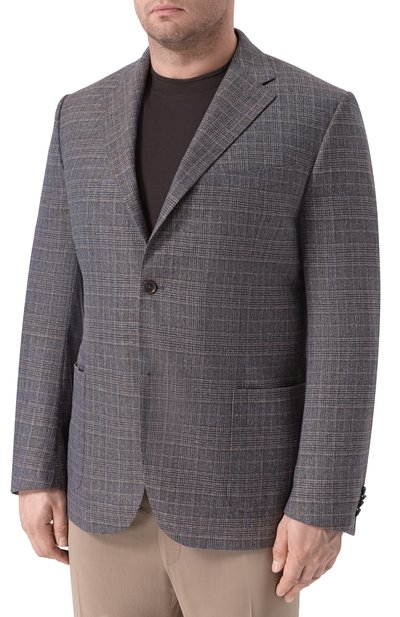 Пиджак из шелка и шерсти CORNELIANI, арт. 27X018/2716215, фото 4