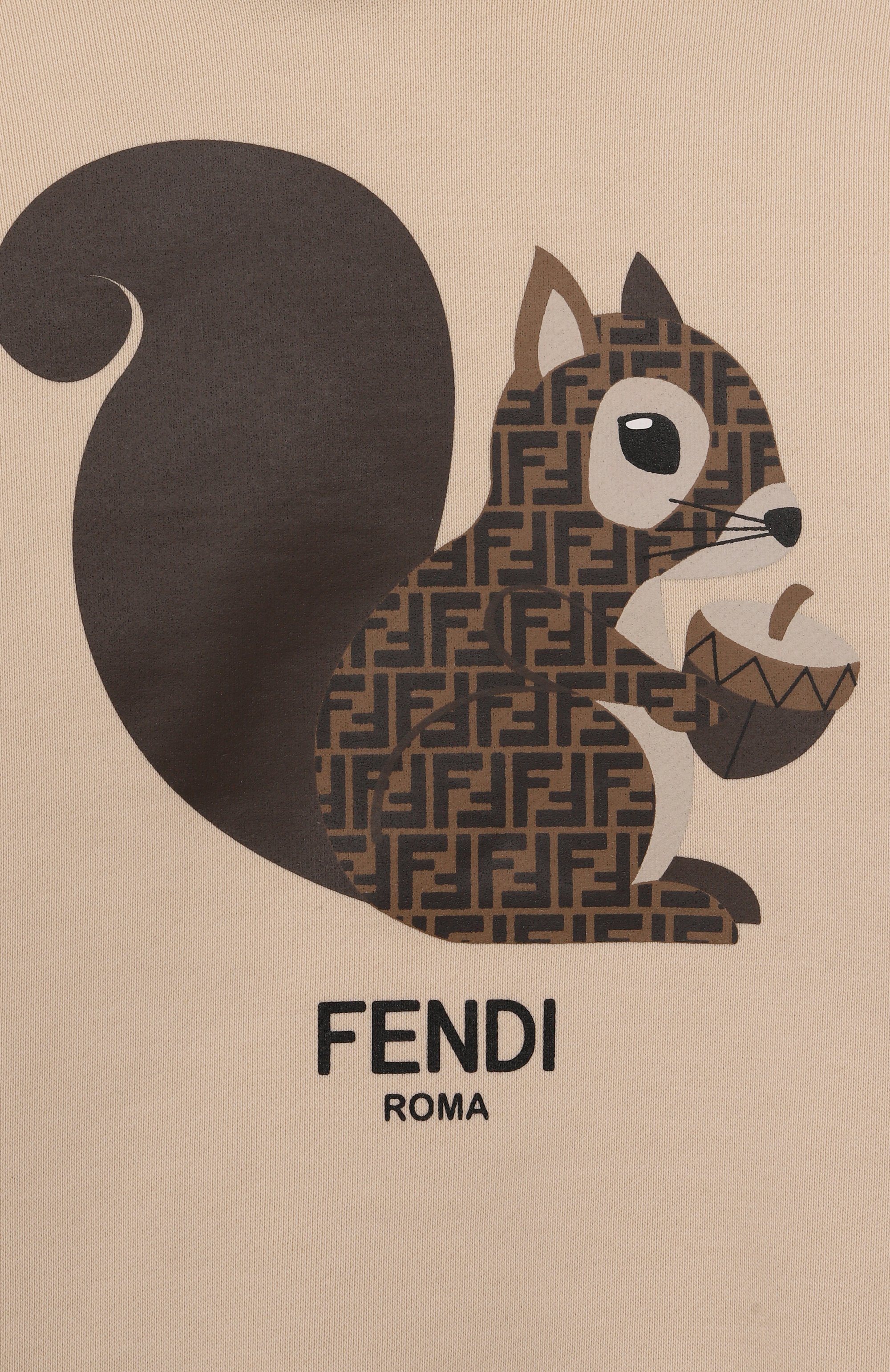 Хлопковое худи FENDI, арт. JUH087/5V0, фото 3