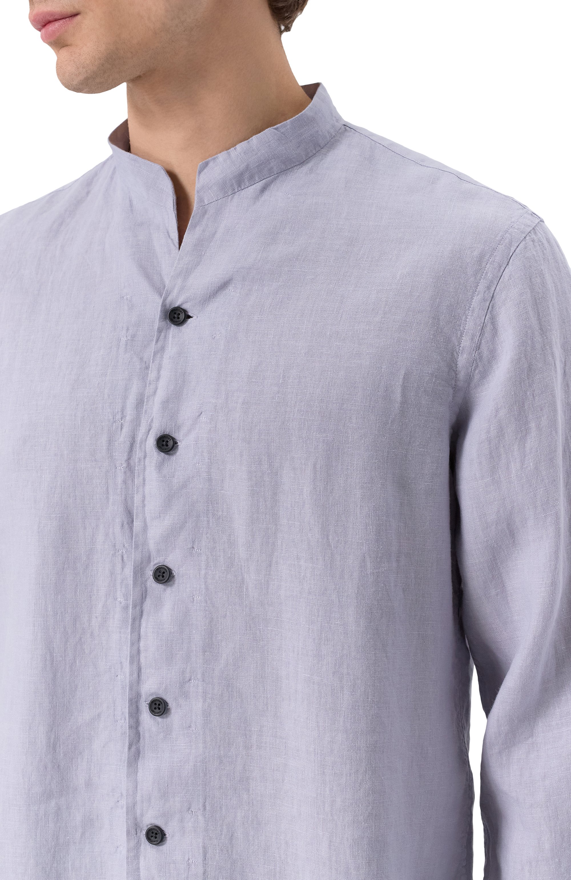 Льняная рубашка HANNES ROETHER, арт. T029PAS.608, фото 5