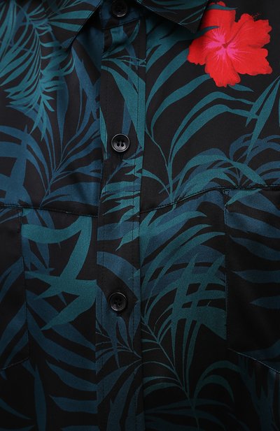 Шелковая туника SAINT LAURENT, арт. 642423/Y2C59, фото 5