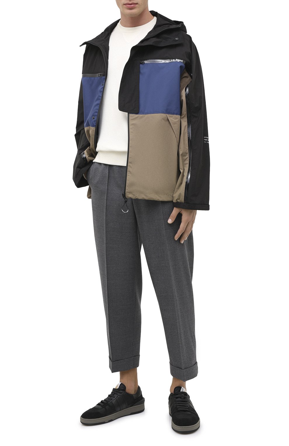 Шерстяные брюки 7 moncler fragment hiroshi fujiwara MONCLER GENIUS, арт. F2-09U-2A701-00-549YA, фото 3