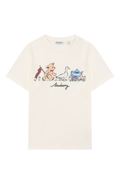 Хлопковая футболка BURBERRY, арт. 8126581