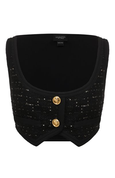 Женский твидовый топ GIAMBATTISTA VALLI, ар�т. 24FWPVCA1148-08UBE