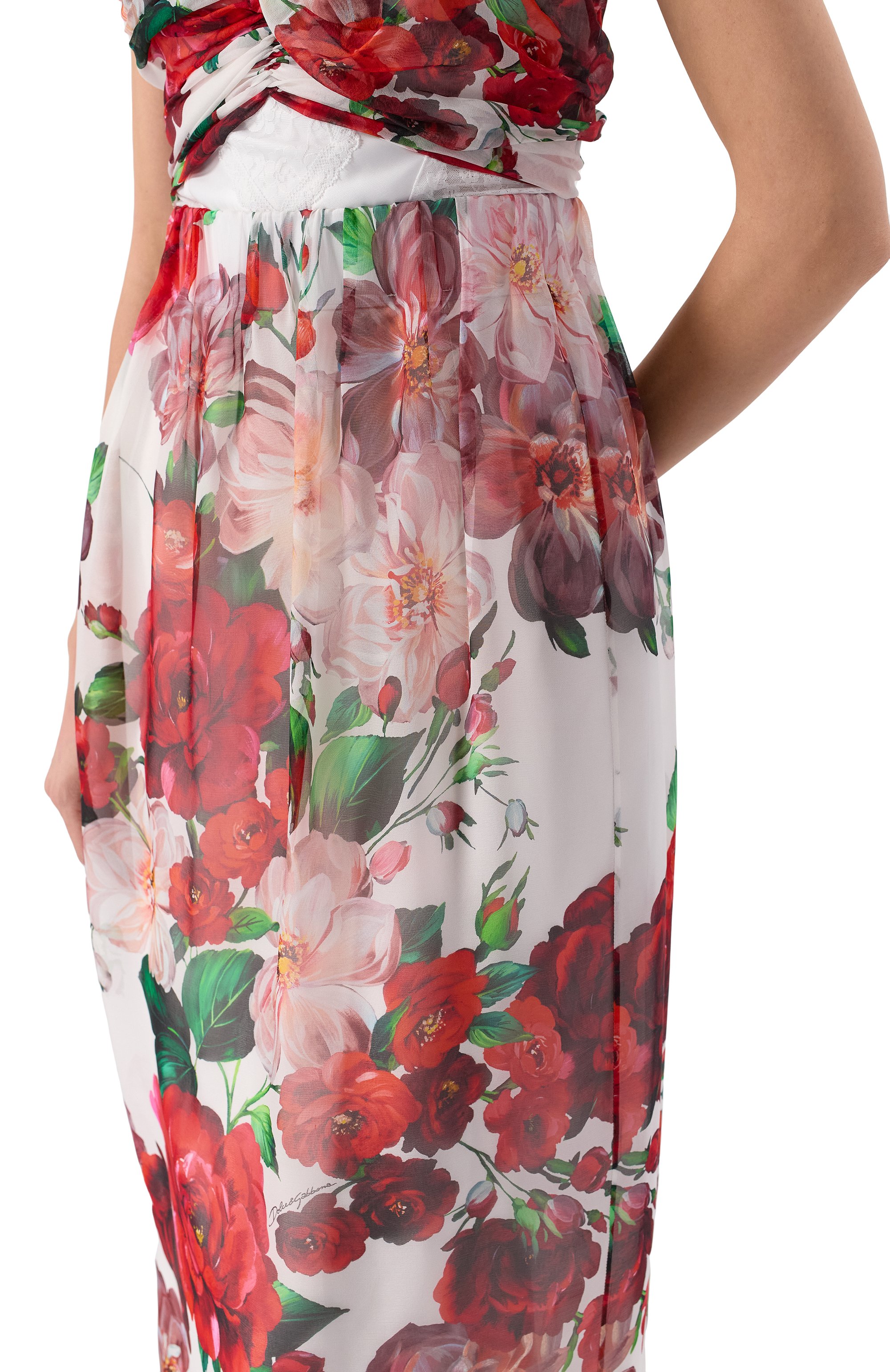 Шелковая юбка DOLCE & GABBANA, арт. F4CNIT/IS1Y6_SET, фото 5