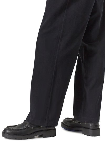 Кожаные топсайдеры raft BURBERRY, арт. 8101539, фото 3