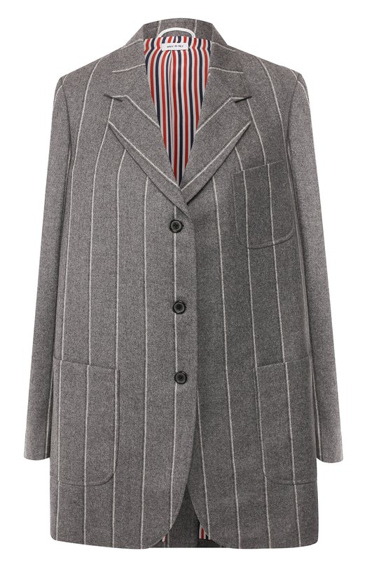 

Шерстяной жакет Thom Browne, Серый