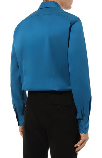 Хлопковая рубашка PRADA, арт. UCM608-F62-F0136, фото 4