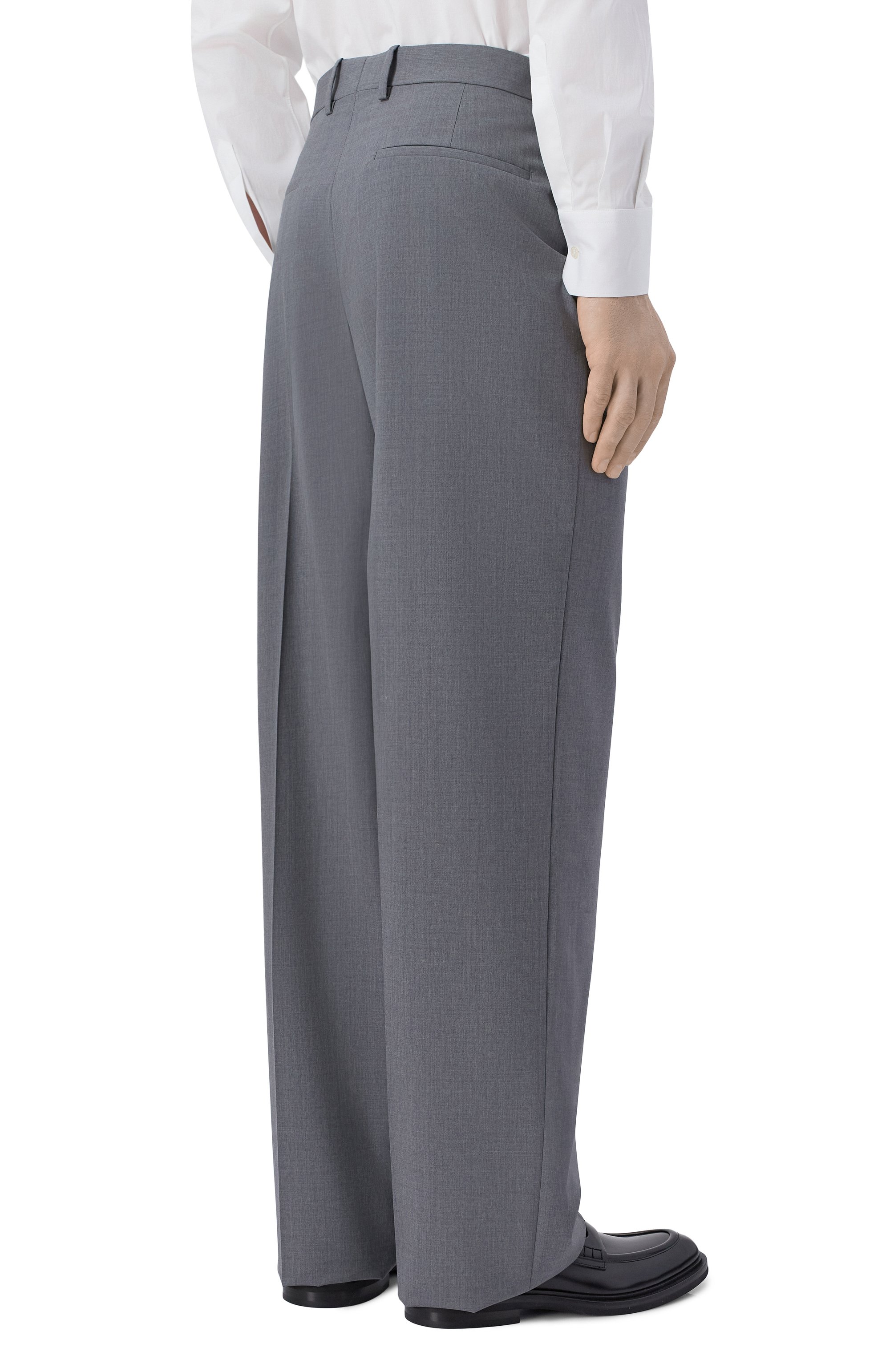Шерстяные брюки JIL SANDER, арт. J22KA0335/J40249, фото 4
