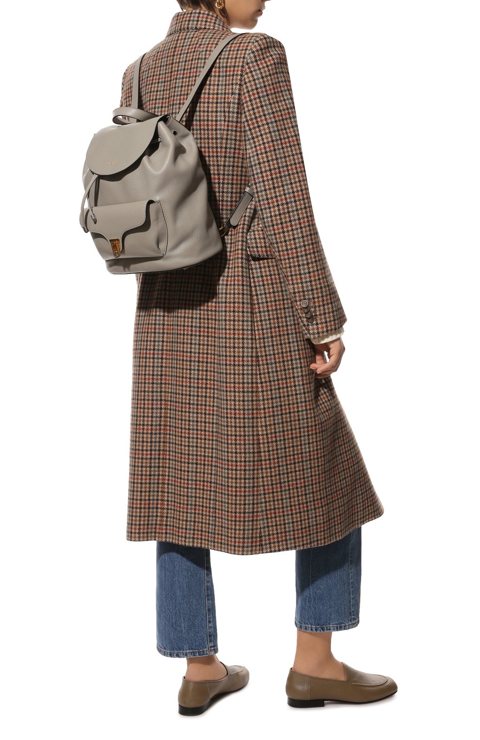 Рюкзак beat COCCINELLE серого цвета по цене 46200 руб., арт. E1 LF6 14 01 01, фото 3 Рюкзак beat COCCINELLE, арт. E1 LF6 14 01 01, фото 3