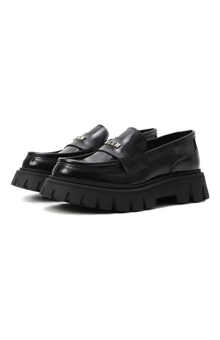 Кожаные л�оферы MSGM KIDS, арт. 81148/28-35
