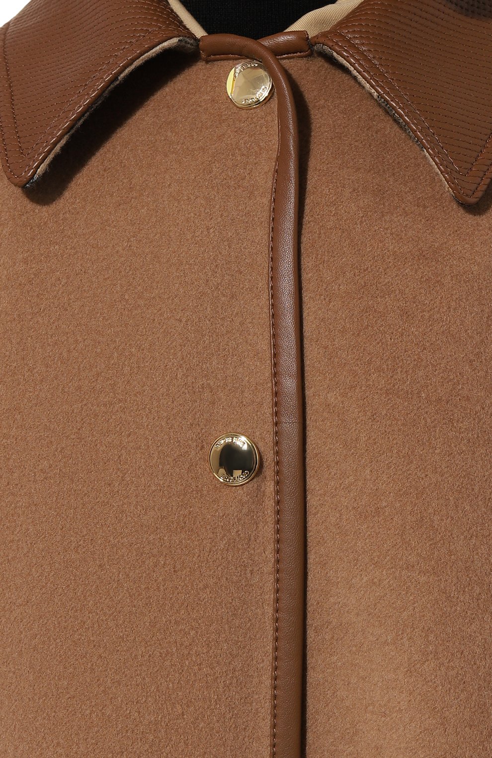 Шерстяной кейп BURBERRY коричневого цвета по цене 318000 руб., арт. 8062629 A7028, фото 5 Шерстяной кейп BURBERRY, арт. 8062629 A7028, фото 5