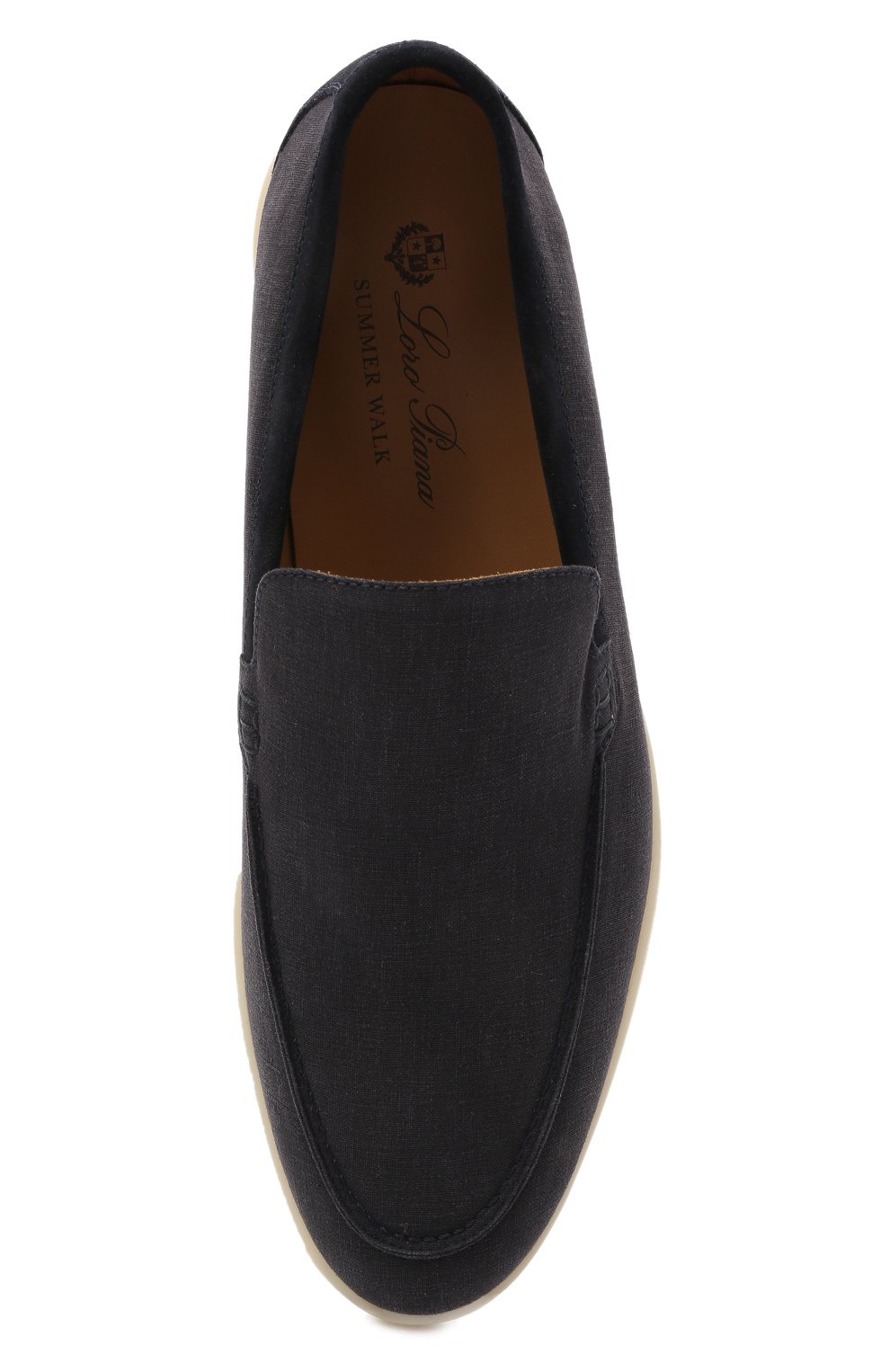 Текстильные лоферы summer walk LORO PIANA, арт. FAL6177, фото 5