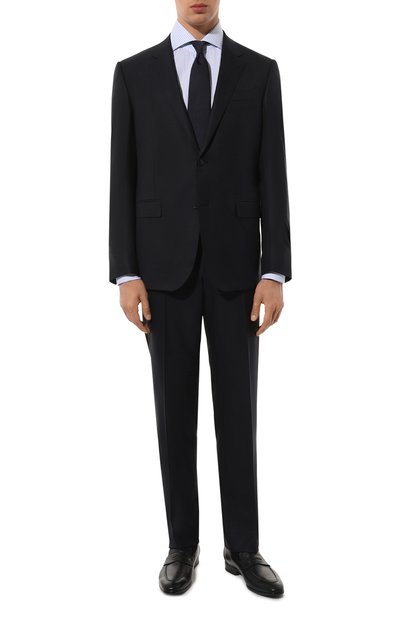 Шерстяной костюм ZEGNA синего цвета по цене 543500 руб., арт. 221225/C22571, фото 2 Шерстяной костюм ZEGNA, арт. 221225/C22571, фото 2