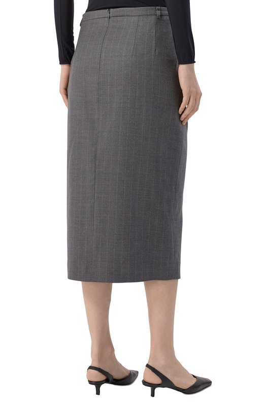 Шерстяная юбка Windsor 52 DR637 10018353/30049196 Серый  52 DR637 10018353/30049196 Фото 4