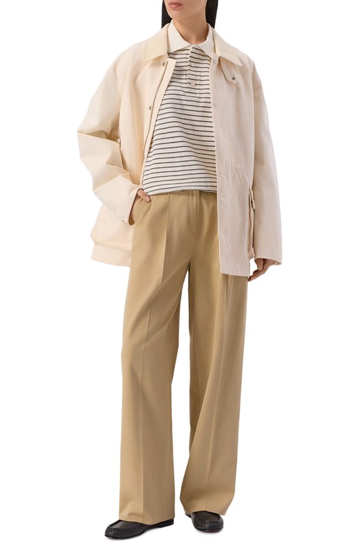 Брюки из хлопка и вискозы Dunst UDPA6A224I2 Бежевый  UDPA6A224I2 Фото 2