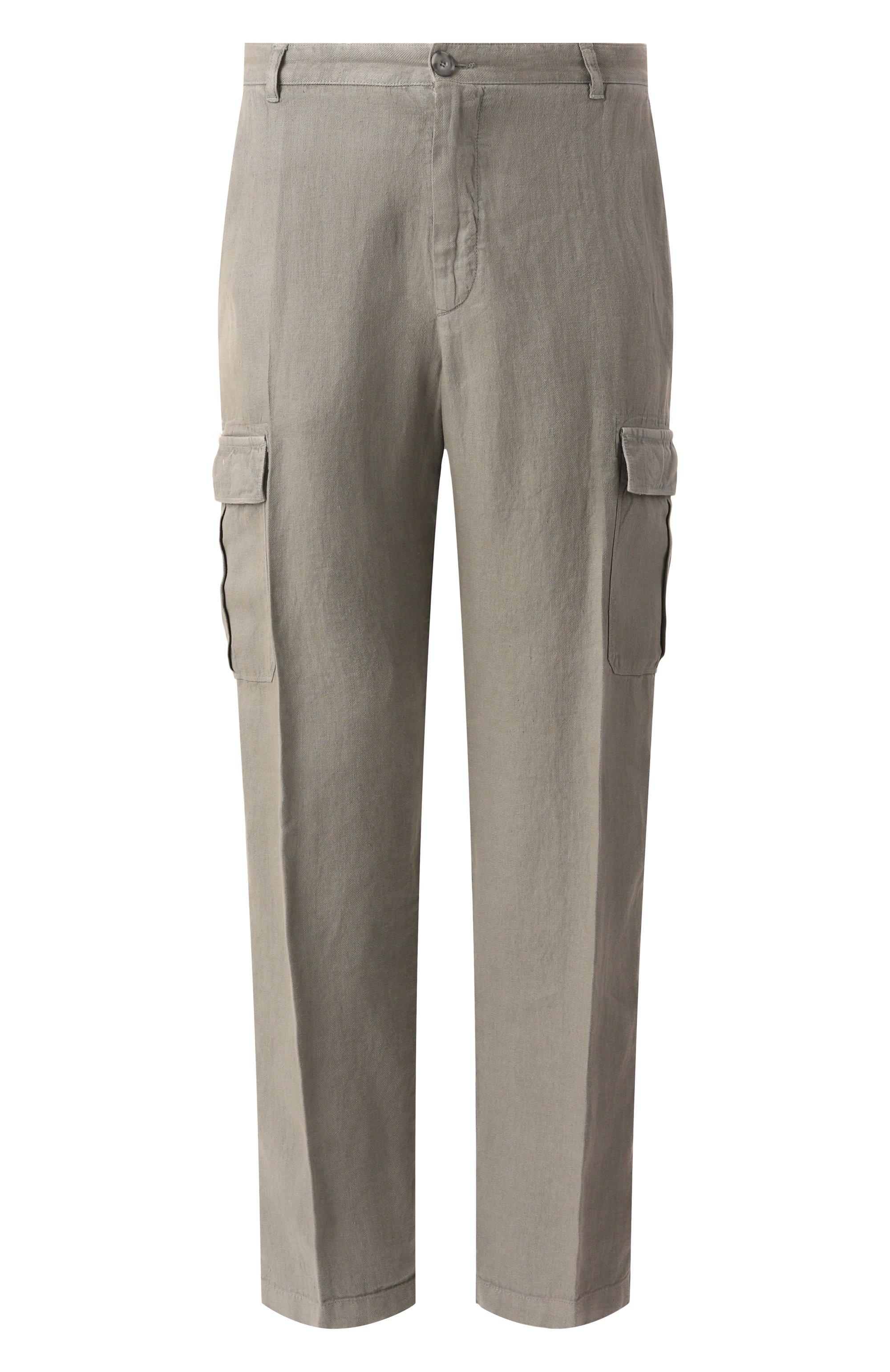 Льняные брюки-карго 120% LINO, арт. 32ALIM29DX/D943/000, фото 1