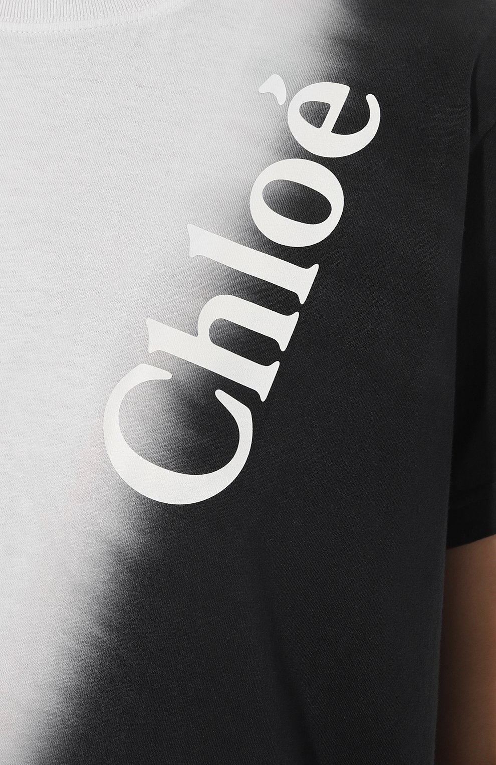 Хлопковая футболка CHLOÉ, арт. CHC23AJH01/181, фото 5