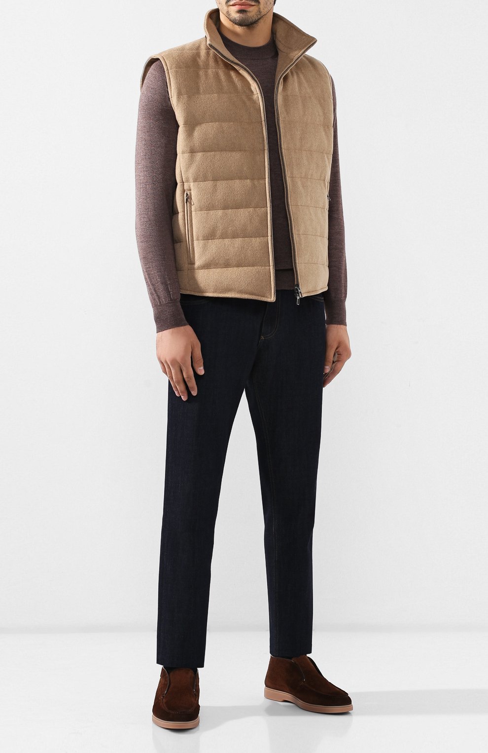 Замшевые ботинки SANTONI, арт. MGYG16715TISAPMST50, фото 2