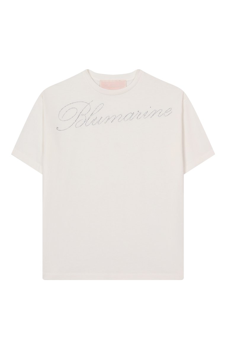 Хлопковая футболка BLUMARINE, арт. BFTS008.0.JF056/14A-16A, фото 1