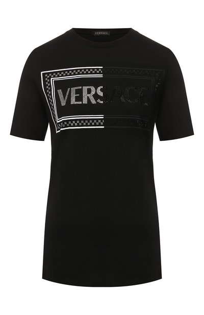 Женская хлопковая футболка VERSACE, арт. A84856/A228806