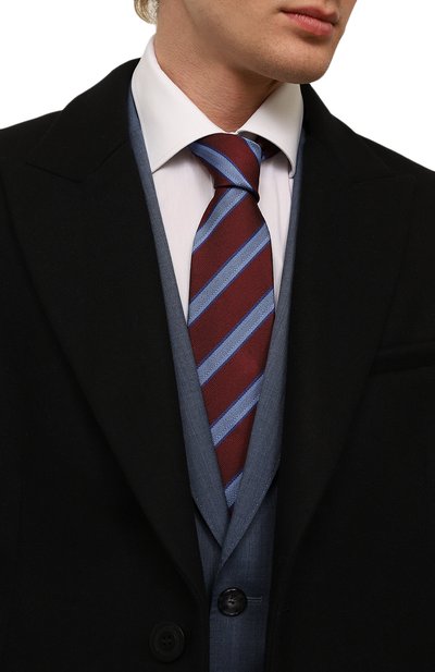 Шелковый галстук KITON, арт. UCRVKPC07H05, фото 2