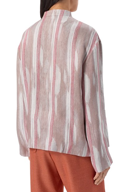 Куртка изо льна и вискозы GIORGIO ARMANI, арт. GW002776/TE20118, фото 4