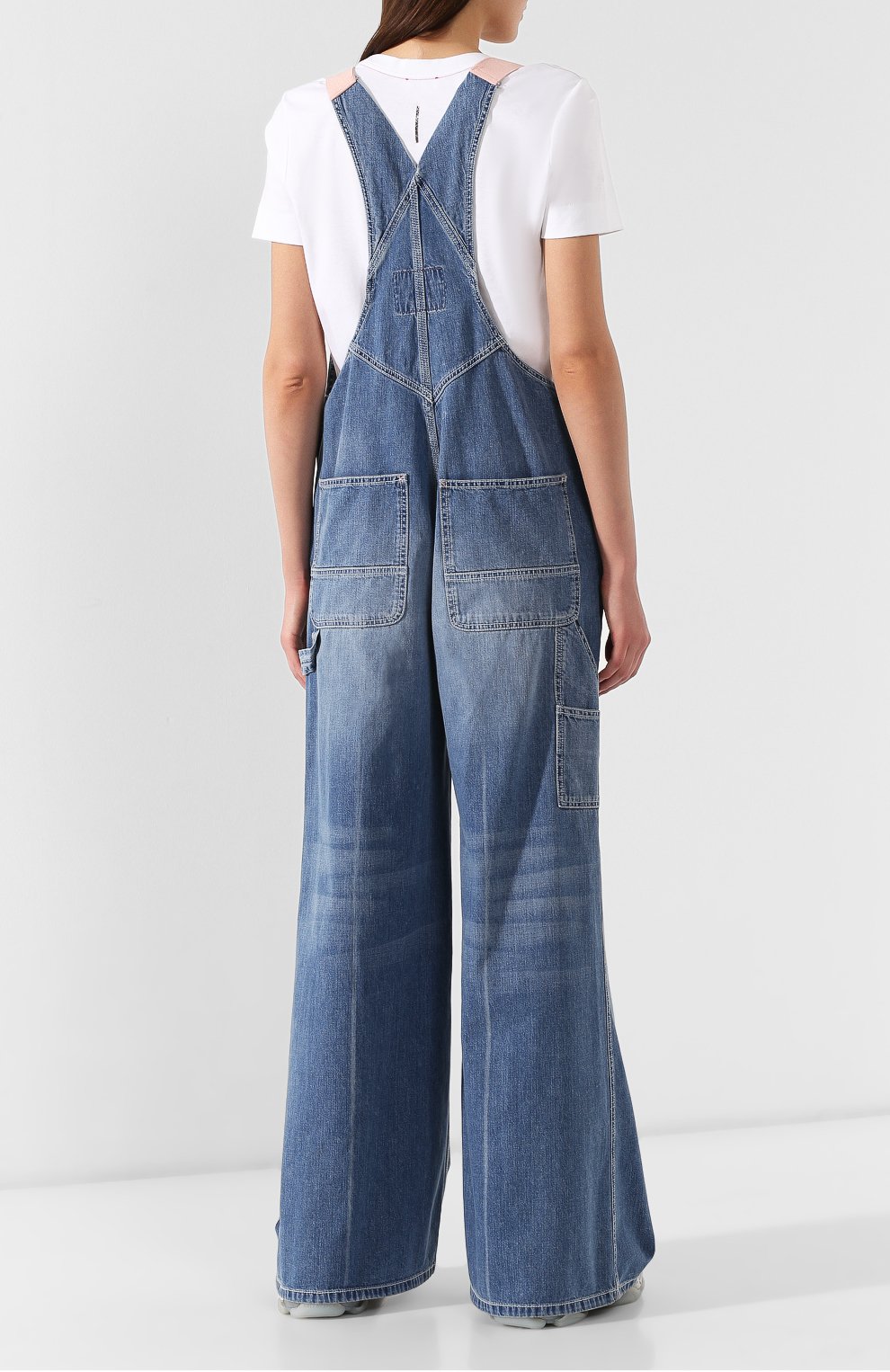 Джинсовый комбинезон ACNE STUDIOS голубого цвета по цене 43500 руб., арт. A20054, фото 4 Джинсовый комбинезон ACNE STUDIOS, арт. A20054, фото 4