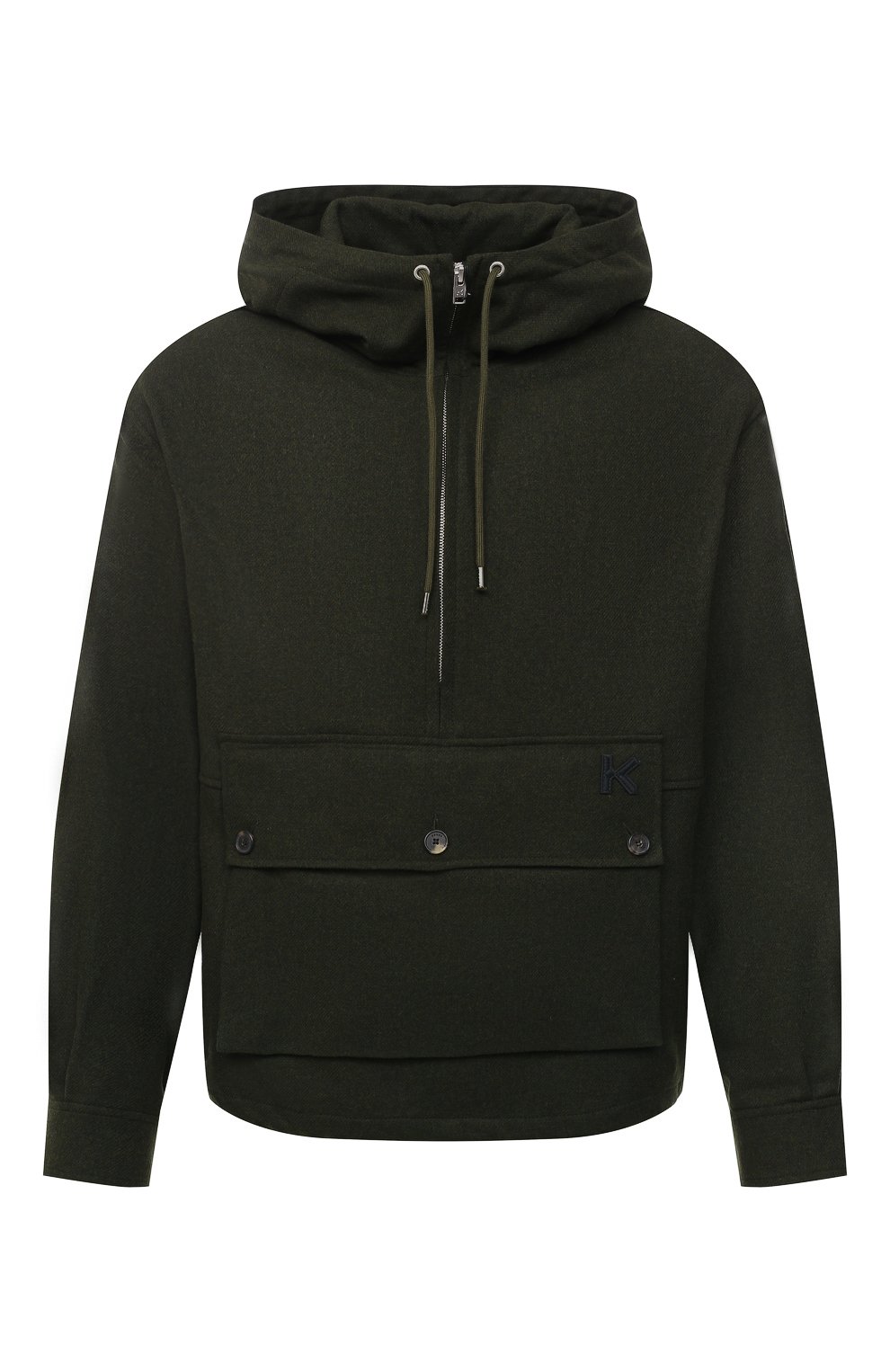 Анорак KENZO хаки цвета по цене 66050 руб., арт. FA65BL0491RA, фото 1 Анорак KENZO, арт. FA65BL0491RA, фото 1