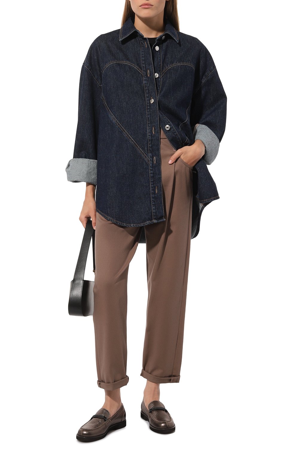 Хлопковые брюки BRUNELLO CUCINELLI, арт. MA126BP146, фото 2