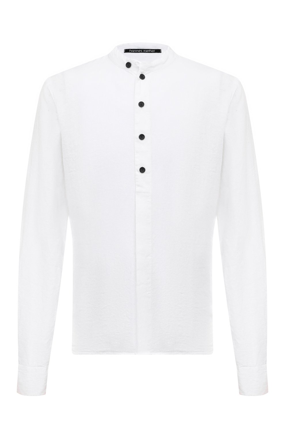 Льняная рубашка HANNES ROETHER белого цвета по цене 23900 руб., арт. TU29BS.608, фото 1 Льняная рубашка HANNES ROETHER, арт. TU29BS.608, фото 1