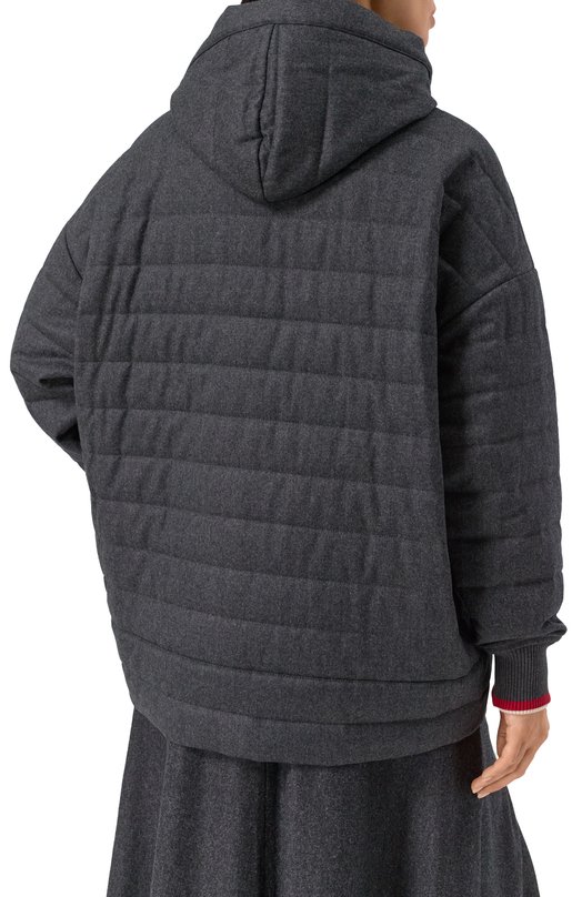 Пуховая куртка Brunello Cucinelli MT2267799 Серый  MT2267799 Фото 4